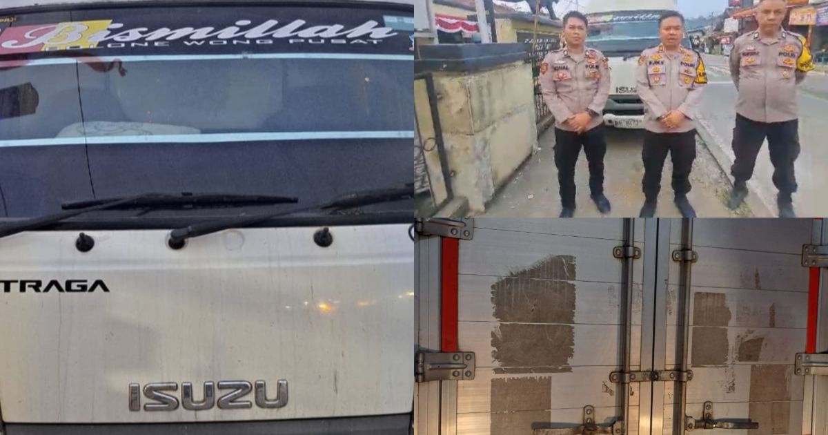 Mobil Box Terduga Hasil Kejahatan di Cigudeg
