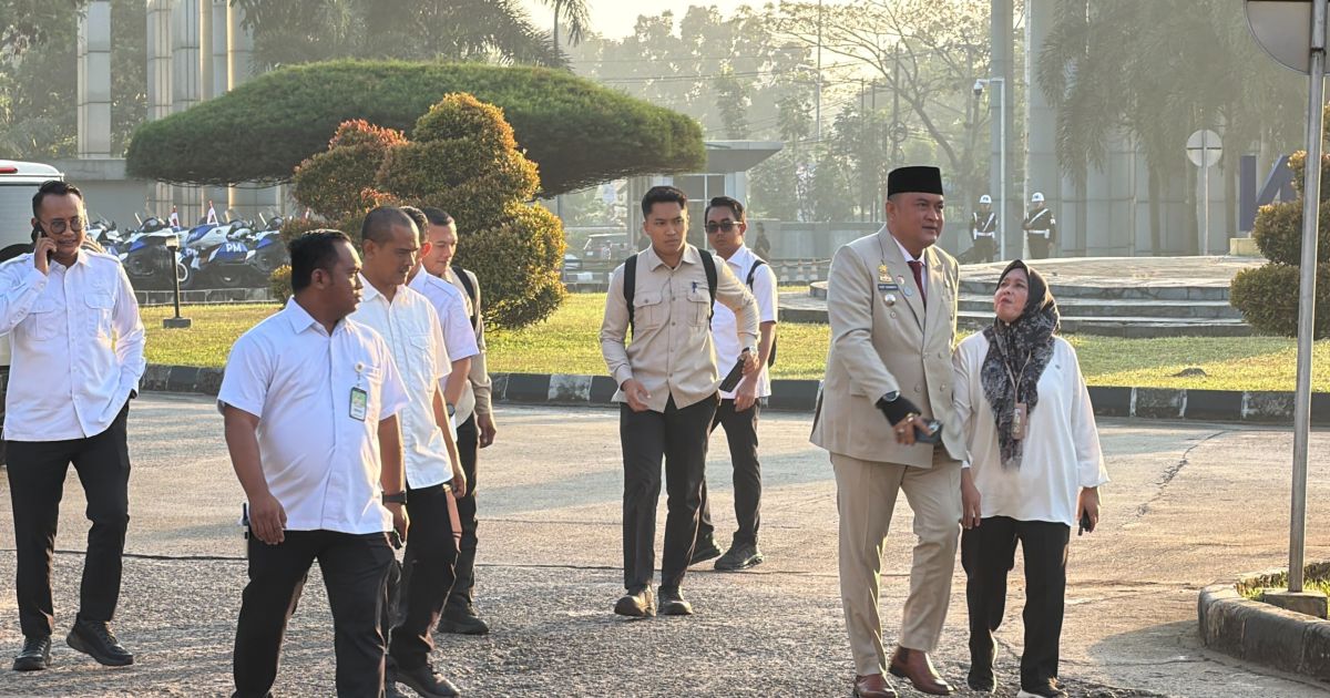 Hadiri Upacara HUT ke-80 Bhayangkara di Gunung Putri, Rudy Susmanto Apresiasi Polres Bogor