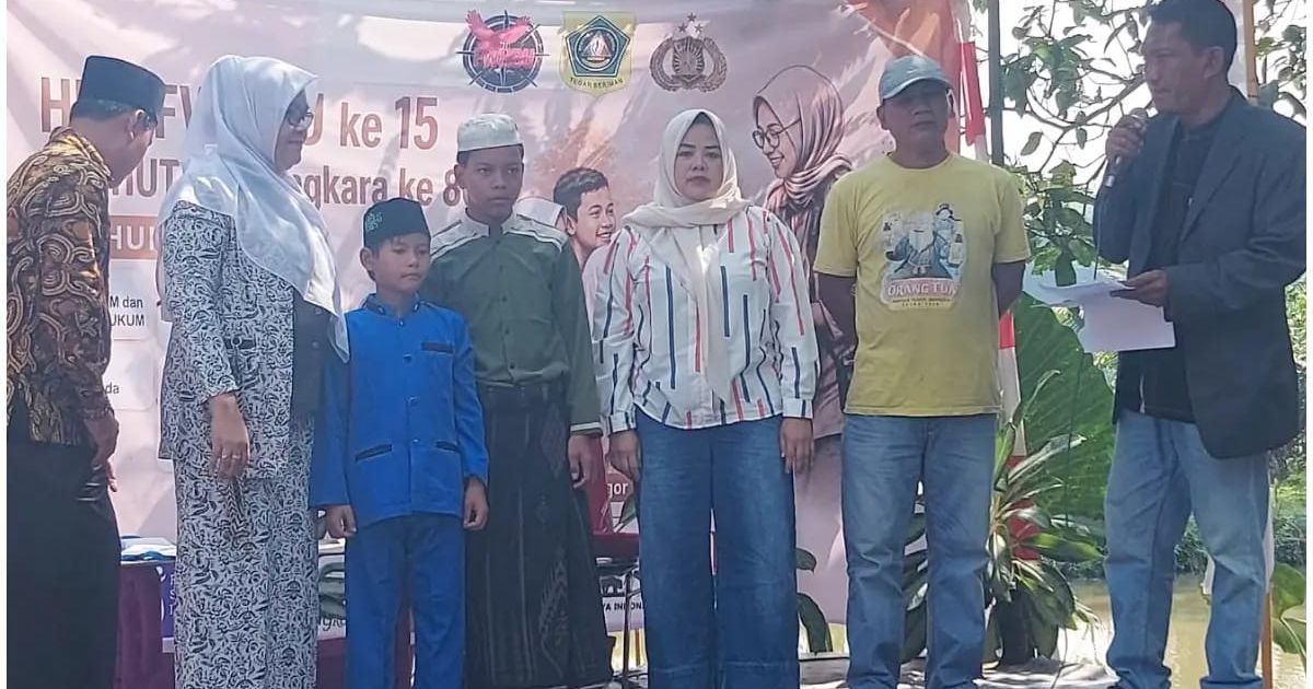 Santunan Anak Yatim dan Penyuluhan Hukum Jadi Rangkaian HUT FWHBU ke-15 di Ciseeng