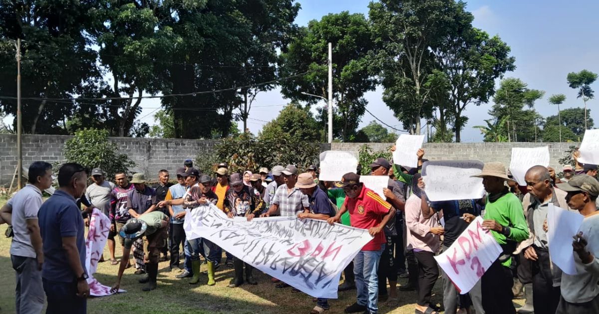 Ratusan Petani di Desa Pasir Jaya Deklarasikan Dukungan Percepatan Pengukuran Tanah PT BSS
