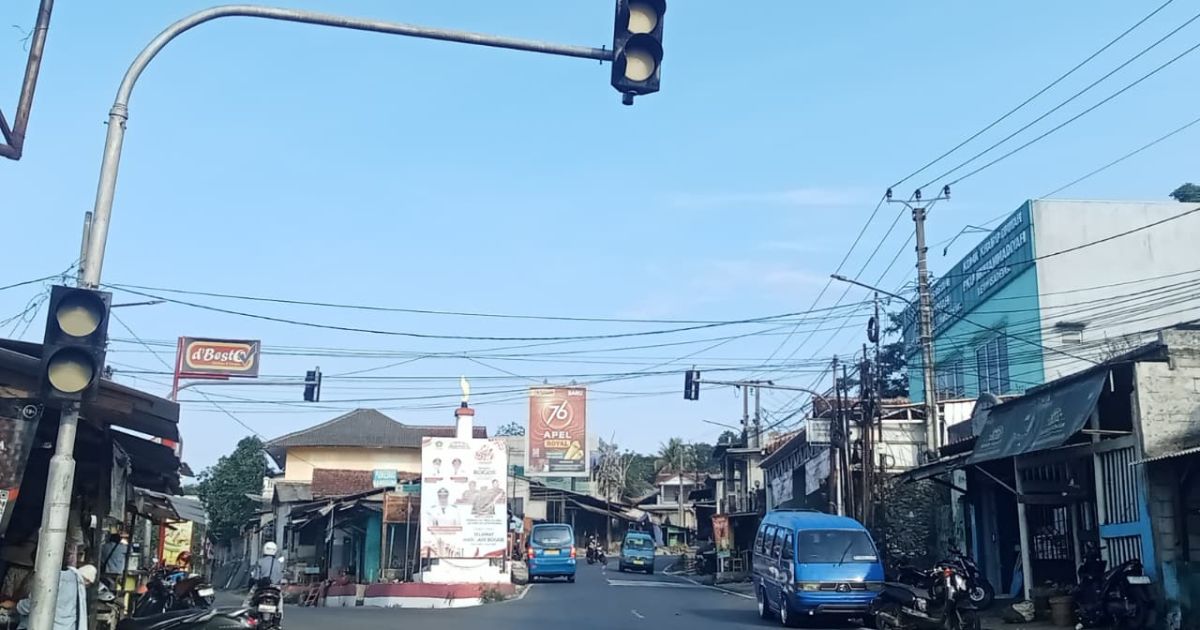 Lampu Merah Mati di Jalur Nasional Jasinga hingga Dramaga, Pengendara Rawan Kecelakaan