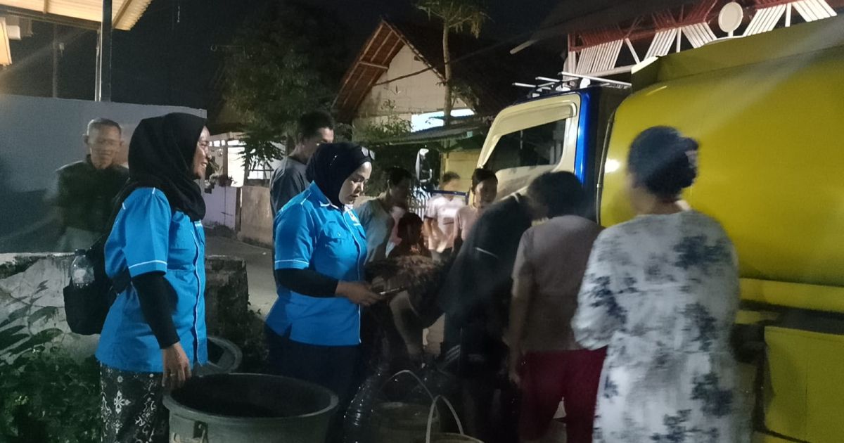 KNPI Jasinga Salurkan 8.000 Liter Air Bersih ke Warga Terdampak Kekeringan