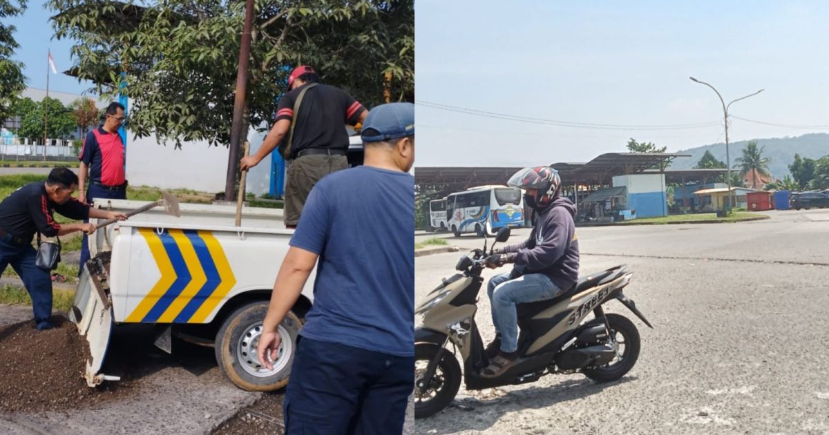 Jalan di Terminal Leuwiliang Rusak, Dishub dan PUPR Saling Lempar Tanggung Jawab