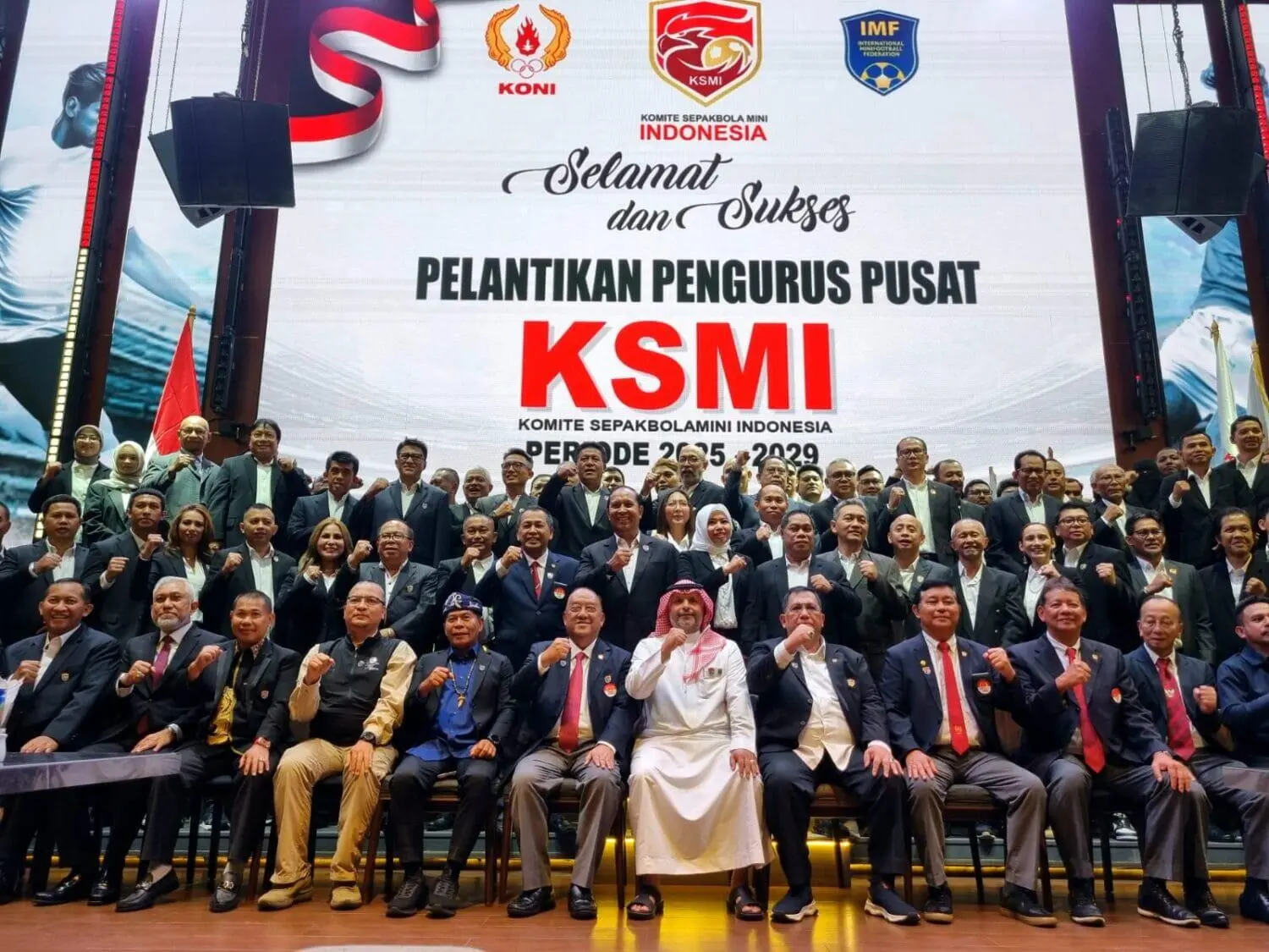 Lantik Ketua Umum KSMI, Marciano Norman Optimis Indonesia Tuan Rumah Piala Dunia Sepakbola Mini