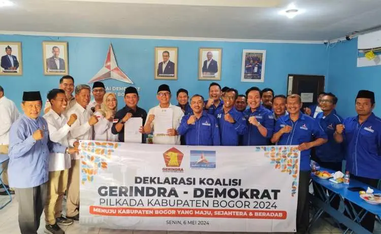 Sudah Janjian Dengan Gerindra, Tiba-tiba Demokrat Bentuk Koalisi Bareng Golkar Dan PAN Kabupaten Bogor, Ditinggalkan?
