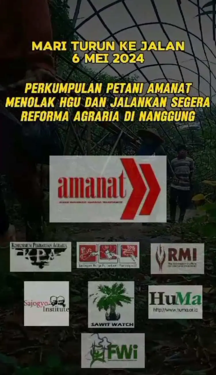 Tolak HGU, Masyarakat Petani Kecamatan Nanggung Bakal Demo PJ Bupati Bogor