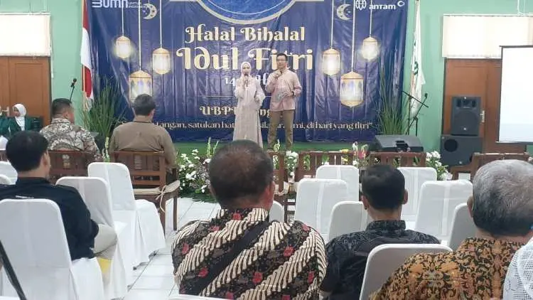 4 Tahun Tak Adakan Imbas Covid-19 , Kini PT.  Antam UBPE Pongkor Kembali Gelar Halal Bihalal Idul Fitri di Nanggung
