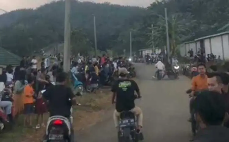 Balap Liar Di Bulan Puasa Jadi Tontonan, Kades Kiarapandak: Korban Alami Koma