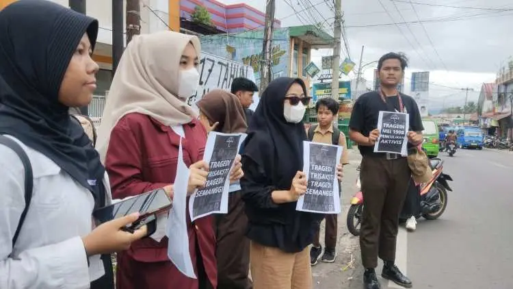 Sekelompok Mahasiswa Leuwiliang Bicara HAM: Suarakan Tragedi Semanggi dan Trisakti, Ada Apa?