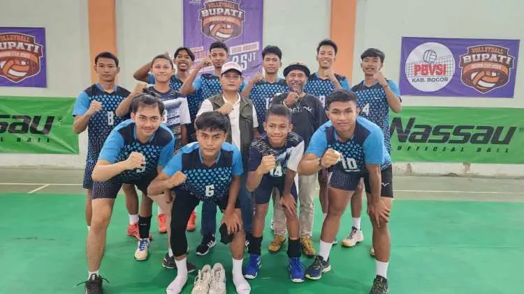 Perjalanan Gemilang Tim Voli Cibinong ke Babak 8 Besar Bupati Cup 2023
