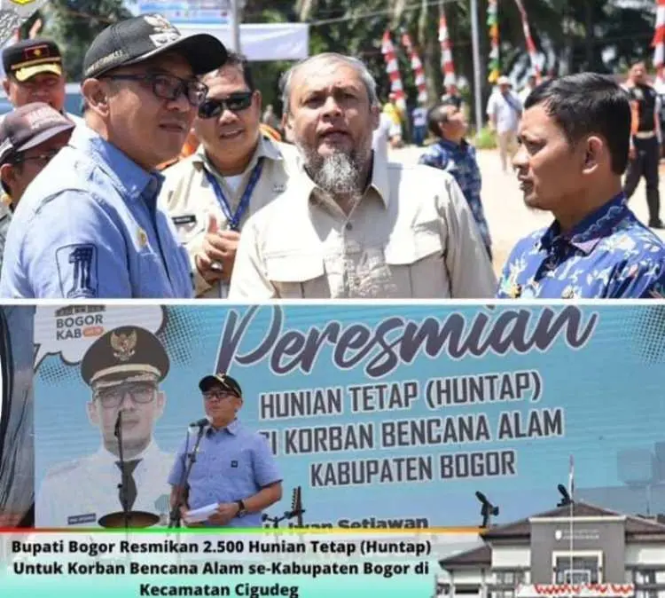Iwan Setiawan Resmikan Huntap di Desa Cigudeg Bogor, Harapan Baru bagi Warga Terdampak Bencana