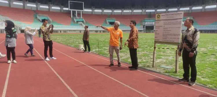 Pemkab Purwakarta Kunjungi Stadion Pakansari, Belajar Tata Kelola Sapras Olahraga