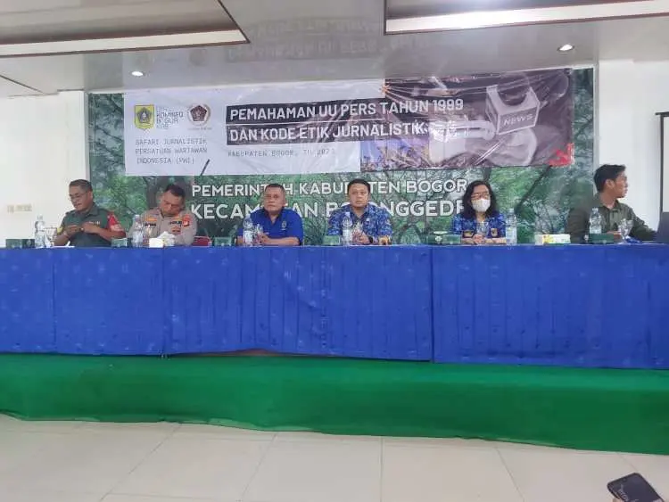 Camat Bojong Gede Apresiasi Safari Jurnalistik PWI Kabupaten Bogor