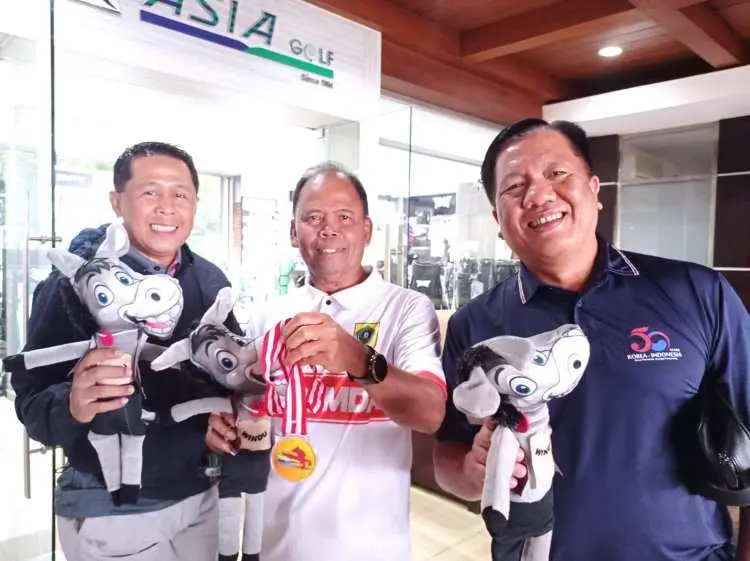Tim Golf Kabupaten Bogor Sabet Emas Beregu Porpemda Jabar 2023