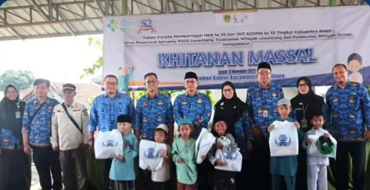 Peringatan HKN Ke 59,  RSUD Leuwiliang Gelar Khitanan Masal