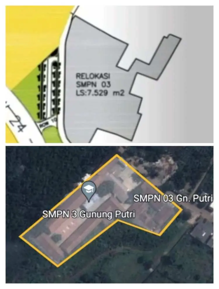 Waduh, Lokasi SMPN 3 Gunung Putri Diincar Pengembang Perumahan
