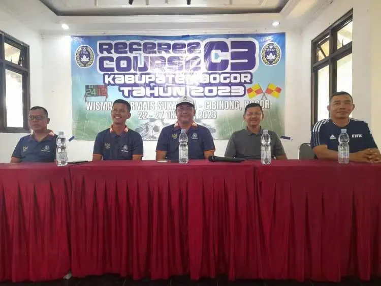 Iswahyudi Apresiasi Pelaksanaan Kursus Wasit C3 Oleh Awapsi Kabupaten Bogor
