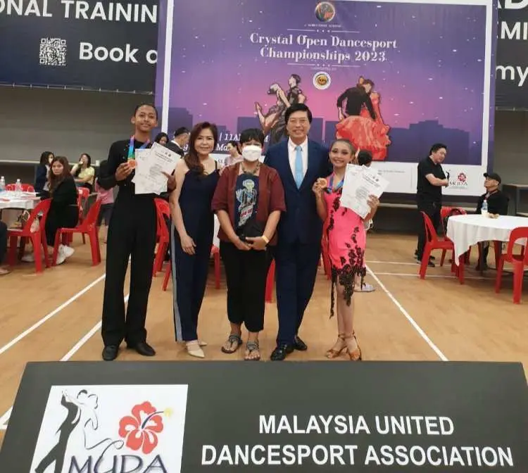 Dua Atlet IODI Ikuti Crystal Open Dancesport Championships 2023