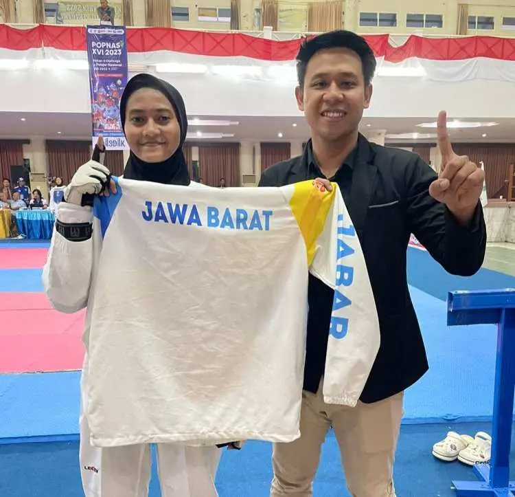 Atlet Taekwondo Kabupaten Bogor Sabet Emas Pertama Jawa Barat