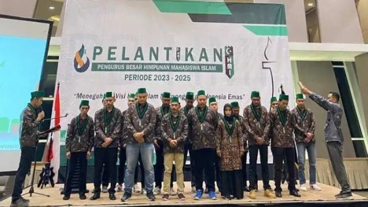 Ana Mulyana Lantik Pengurus Besar HMI MPO Periode 2023-2025, Dukung Pemilu 2024 Damai