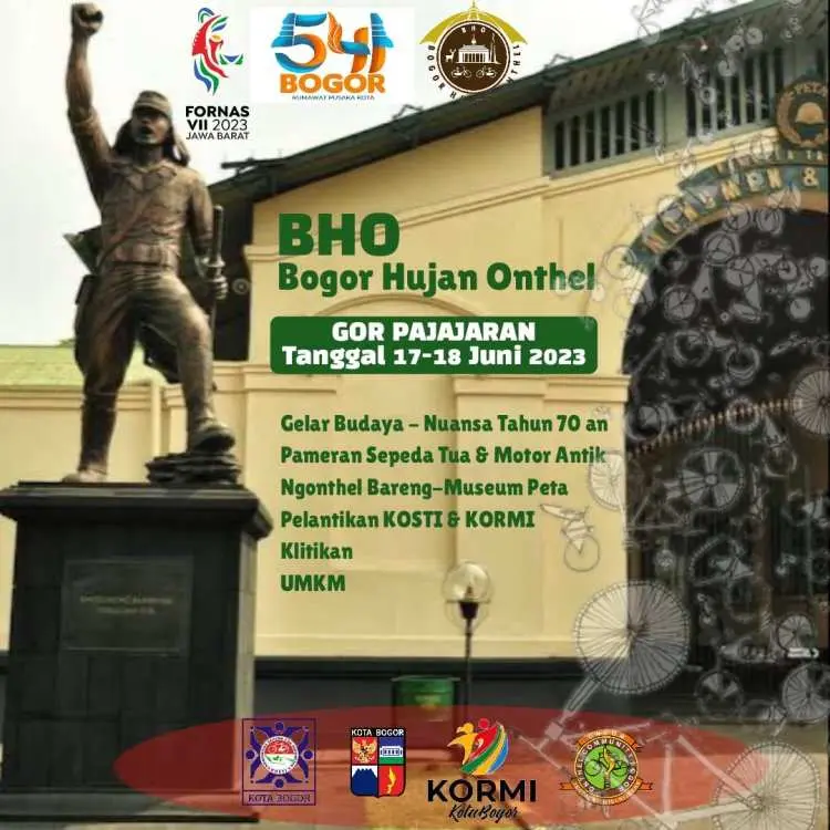 Seru! Ribuan Komunitas Onthel Bakal Serbu Kota Bogor, Ini Rangkaian Kegiatanya