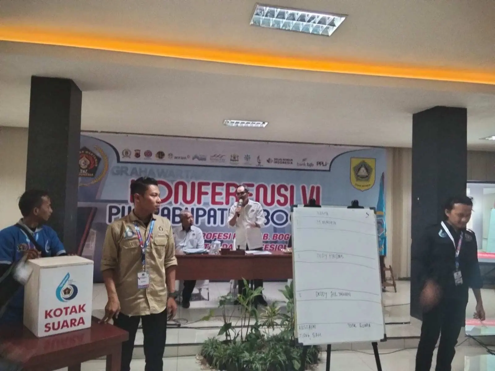 Jelang Putaran Kedua: Pemilihan Ketua PWI Kabupaten Bogor 2024 Berlangsung Sengit, M. Nurofik Unggul Tipis