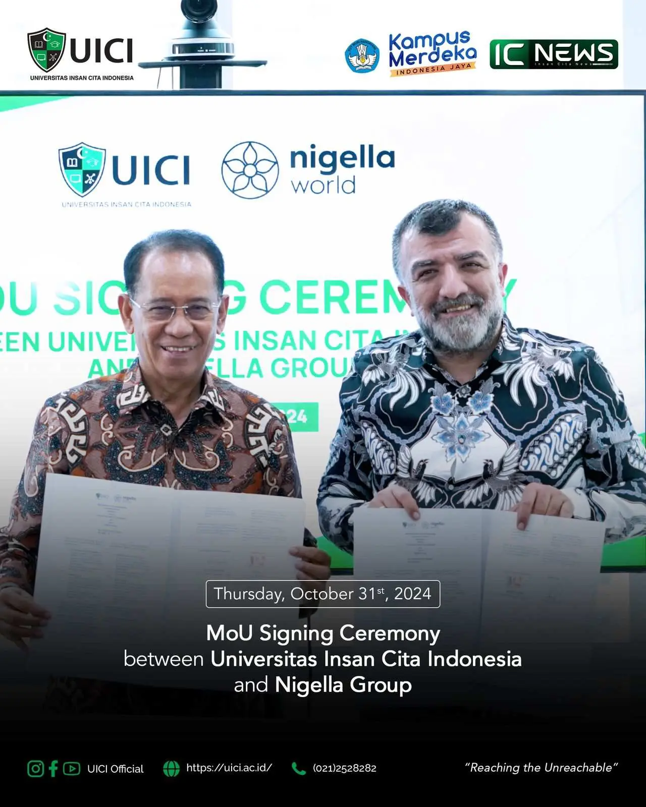 UICI Jalin Kerjasama dengan Nigella Group Untuk Kembangkan Teknologi Blockchain