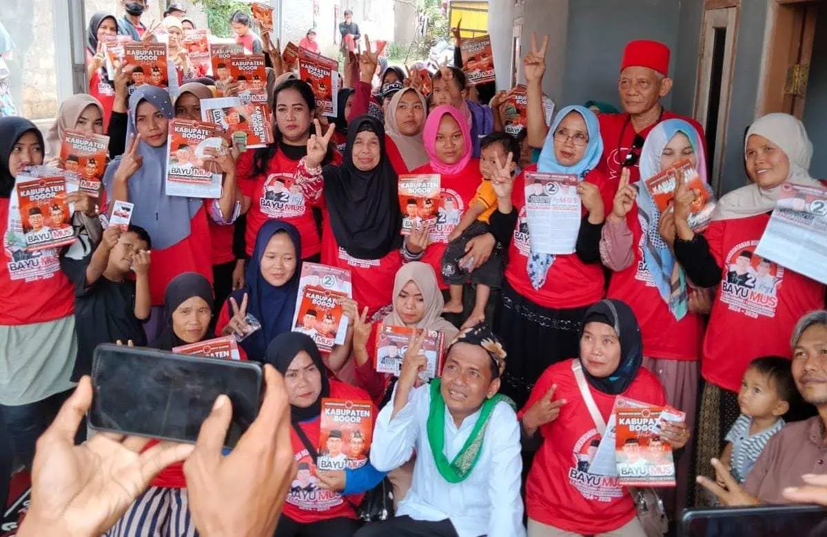 Cawabup Nomor 02 Sapa Warga Dramaga, Kang Musa Ingatkan Waktu Tinggal 27 Hari Lagi