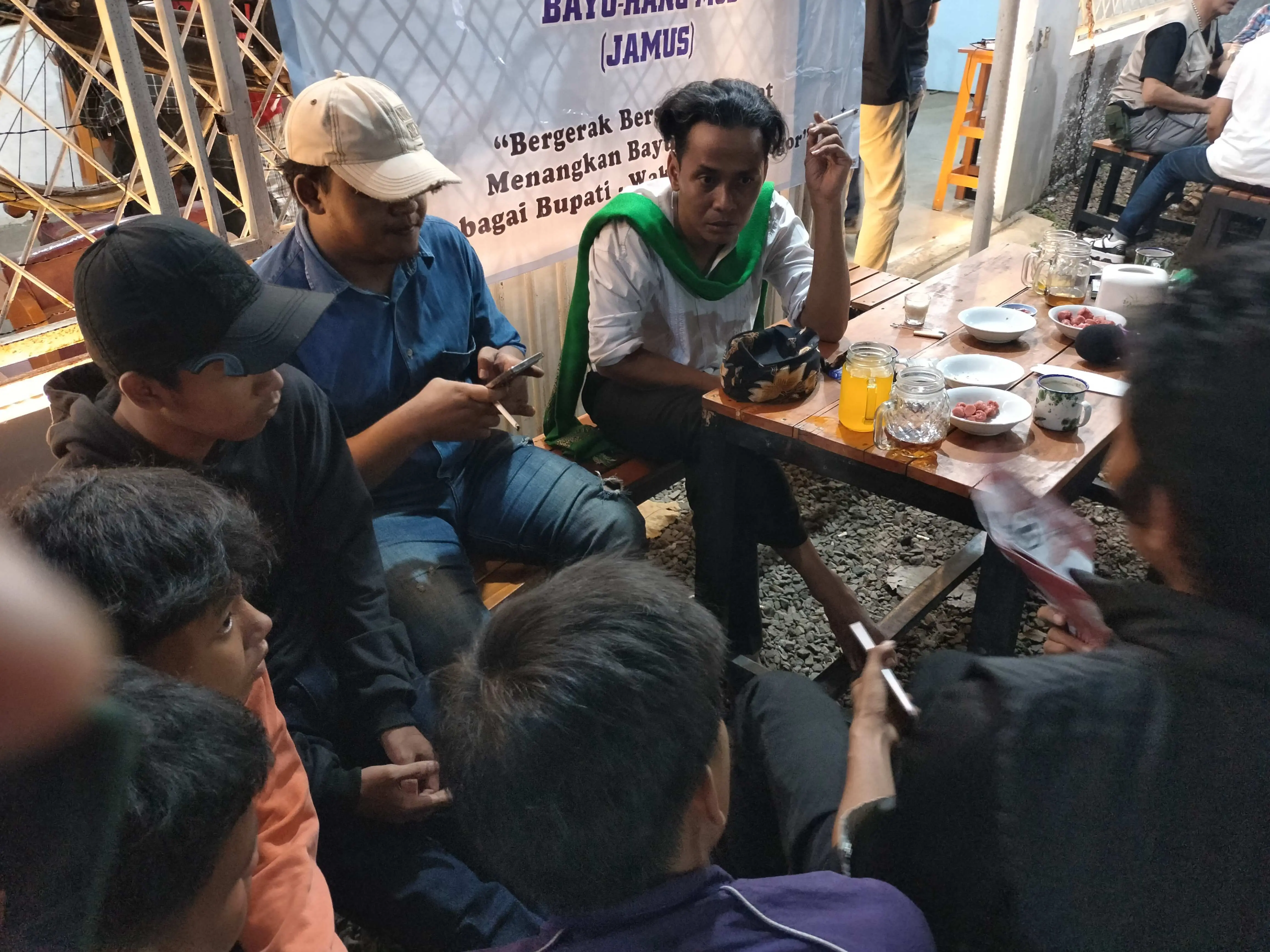 Gerilya Di Basis Rudy Susmanto, JAMUS Siap Menangkan Paslon Bupati Bayu - Kang Musa