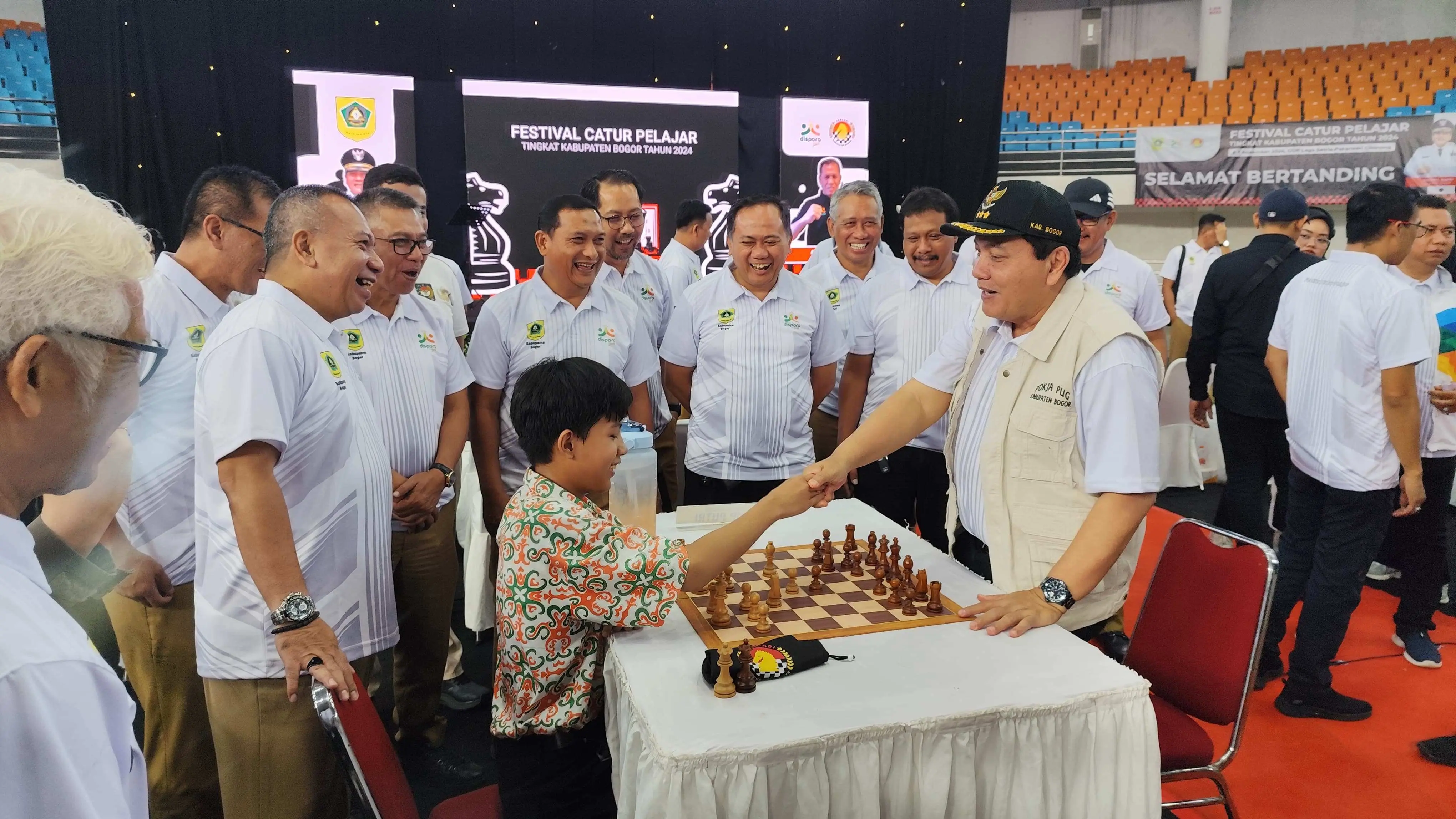Ratusan Pecatur Kabupaten Bogor Perebutkan Juara di Festival Catur Tingkat Pelajar