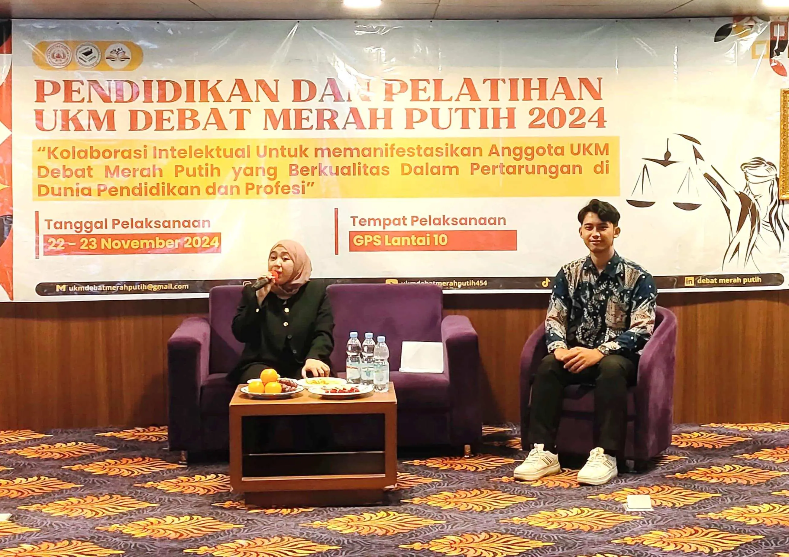 Rivan Mandala Putra Sukses Nahkodai Kegiatan Diklat UKM Debat Merah Putih 2024