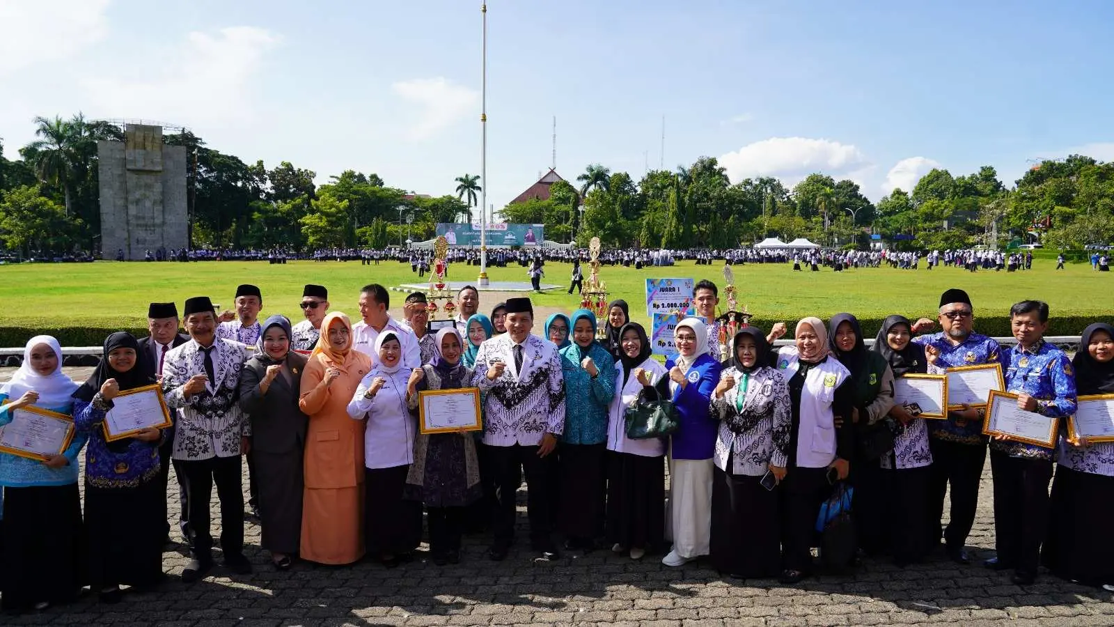 Peringati Hari Guru Nasional, Pj Bupati Bogor : Kemendikdasmen Akan Jamin Perlindungan Guru, Ada MoU Dengan Kepolisian 