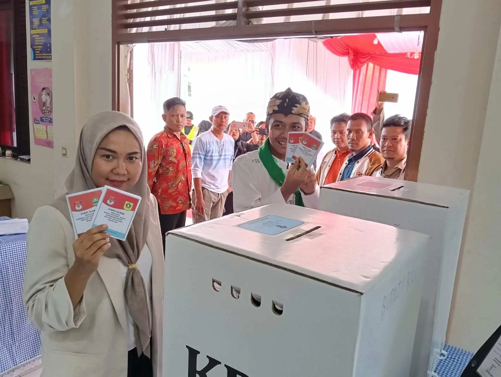 Temani Kang Mus Salurkan Hak Pilih, Ini Harapan Erny Fatriawaty 