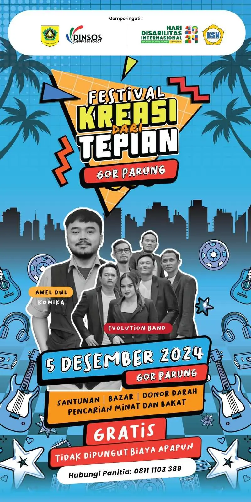 Dinsos Kabupaten Bogor Gelar Festival Kreasi 2024, Ini Kata Trian Turangga 