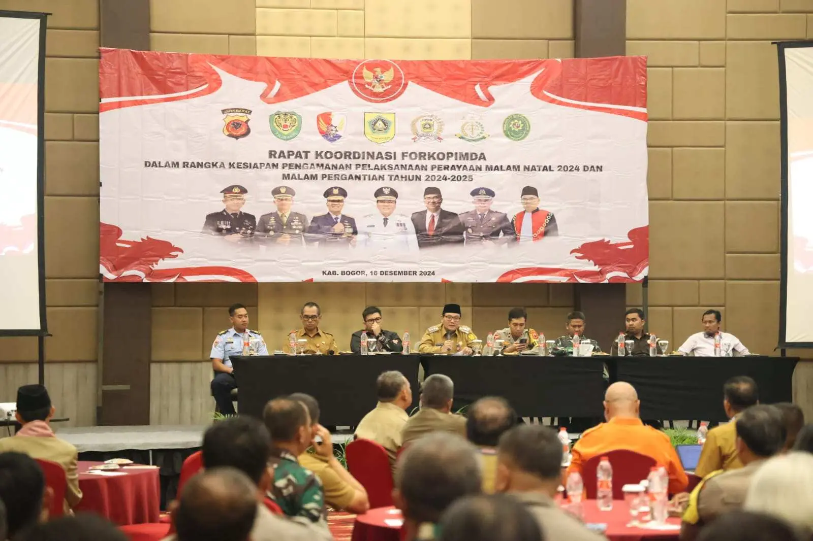 Pemkab Bogor dan Forkopimda Matangkan Rencana Amankan Natal dan Tahun Baru di Wilayah Kabupaten Bogor