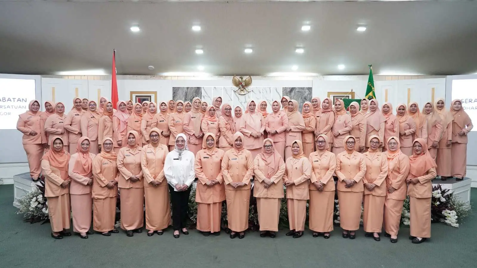 Serah Terima Jabatan Ketua DWP Kabupaten Bogor, Tongkat Estafeta Beralih ke Disi Salistiawati Ajat