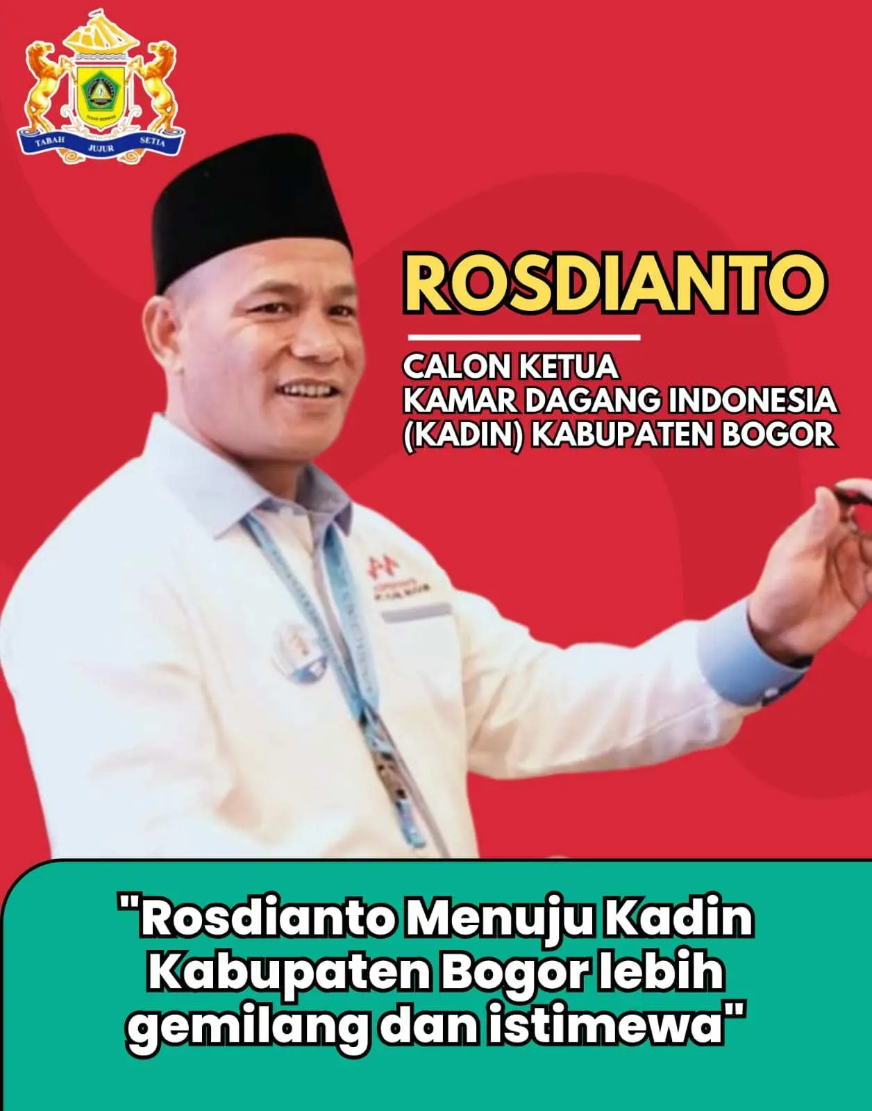 Mukab Kadin Kabupaten Bogor, Ini Sosok Penantang Sulhaji Djompa