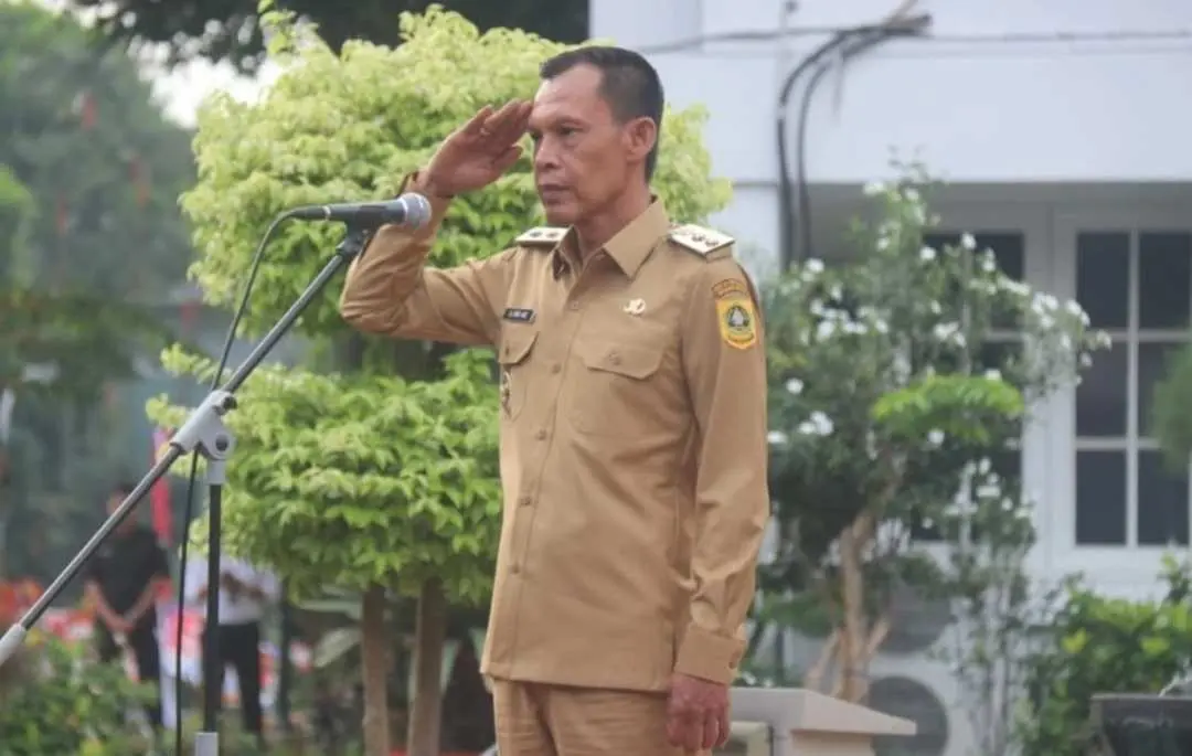 Jaro Ade Pimpin Apel Perdana Sebagai Wabup Di Depan ASN Lingkup Pemkab Bogor 