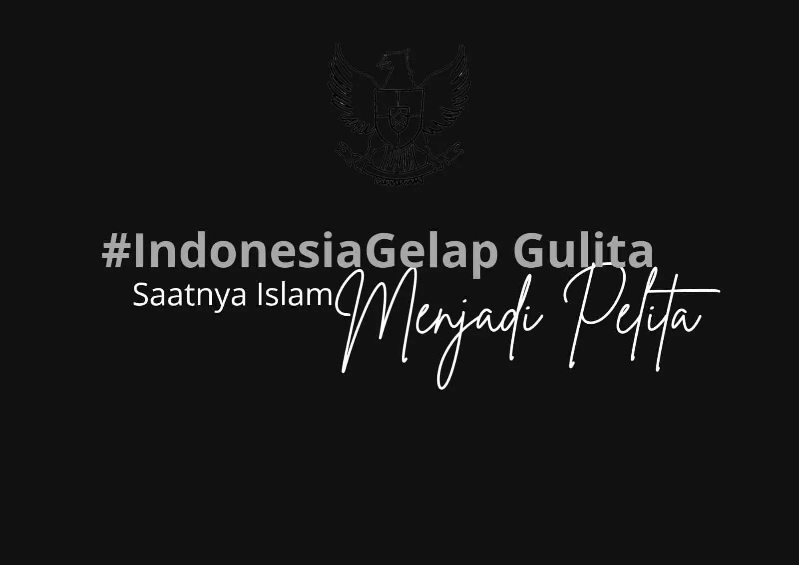 Indonesia Gelap Gulita, Saatnya Islam Menjadi Pelita