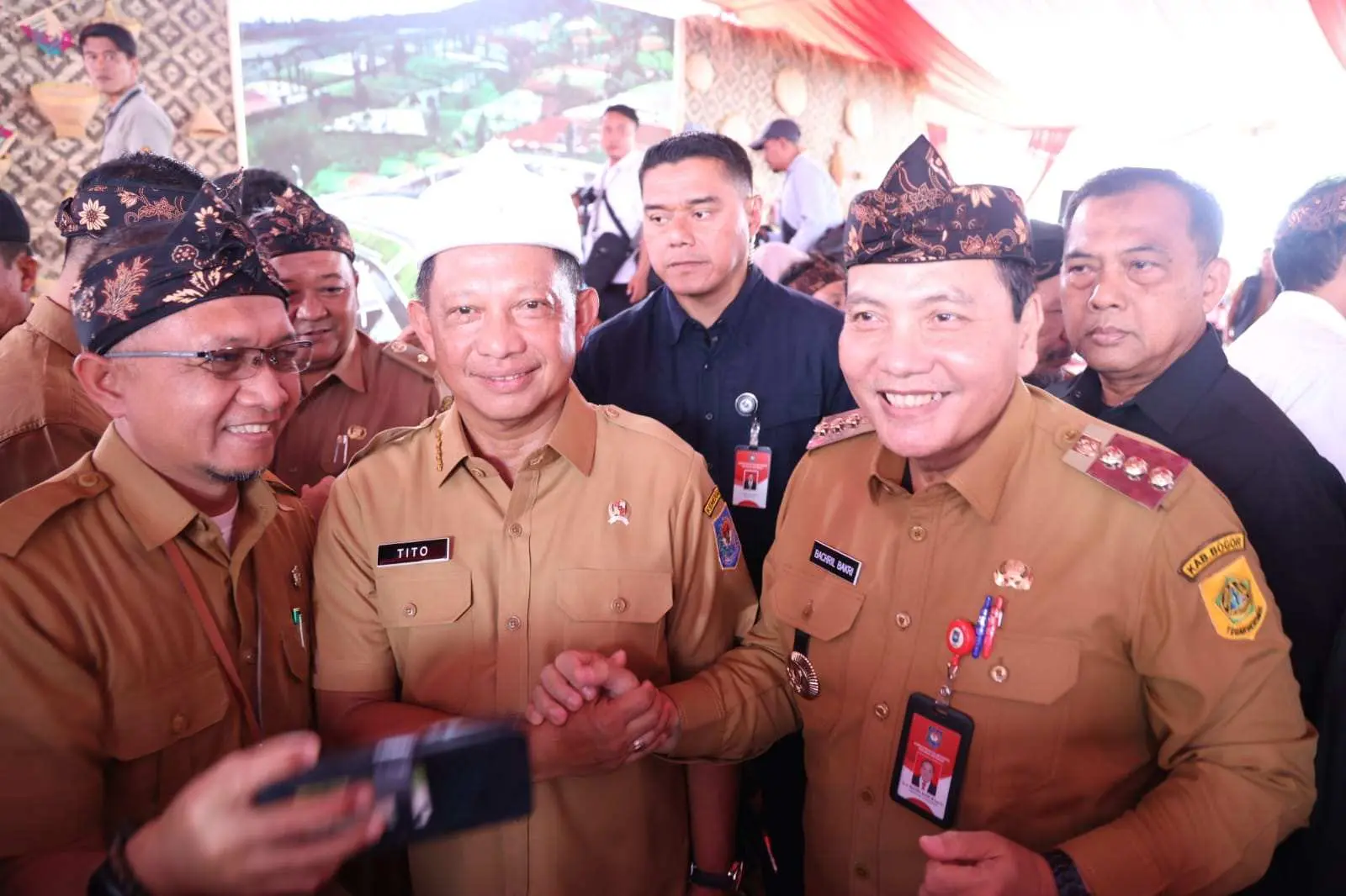 Pj Bupati Bachril Bakri Hadiri Launching Gema Tandan Desa
