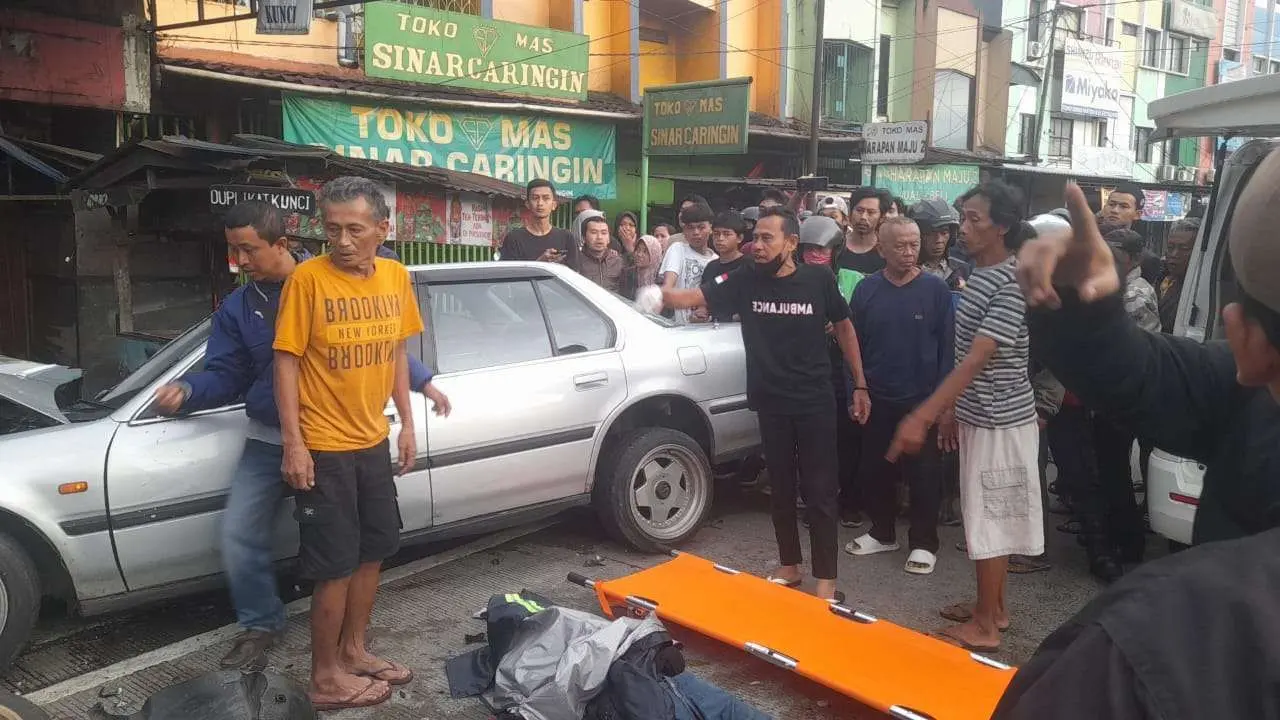 Tabrakan Beruntun di Caringin Bogor: 1 Tewas, 4 Luka-Luka, Kerugian Capai Rp30 Juta