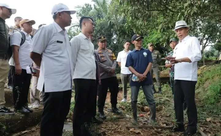 Dukung Ketahanan Pangan, Wakil Bupati Bogor Jaro Ade Tinjau Irigasi dan Sentra Pertanian di Jasinga