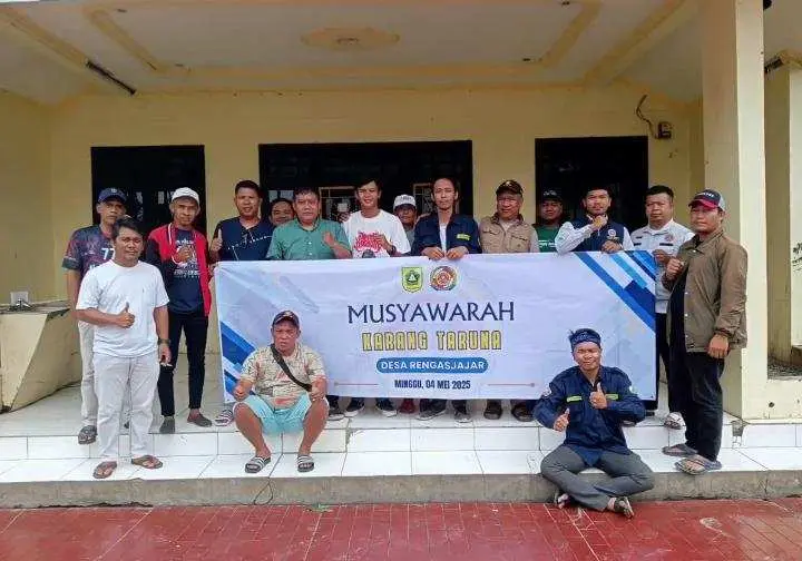 Bayu Septiawan Resmi Nahkodai Karang Taruna Rengasjajar 2025–2030