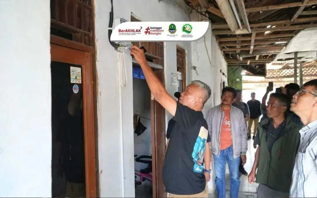 Target 10 Ribu Sambungan, Dinas ESDM Provinsi Jawa Barat Monitoring Program Listrik Gratis