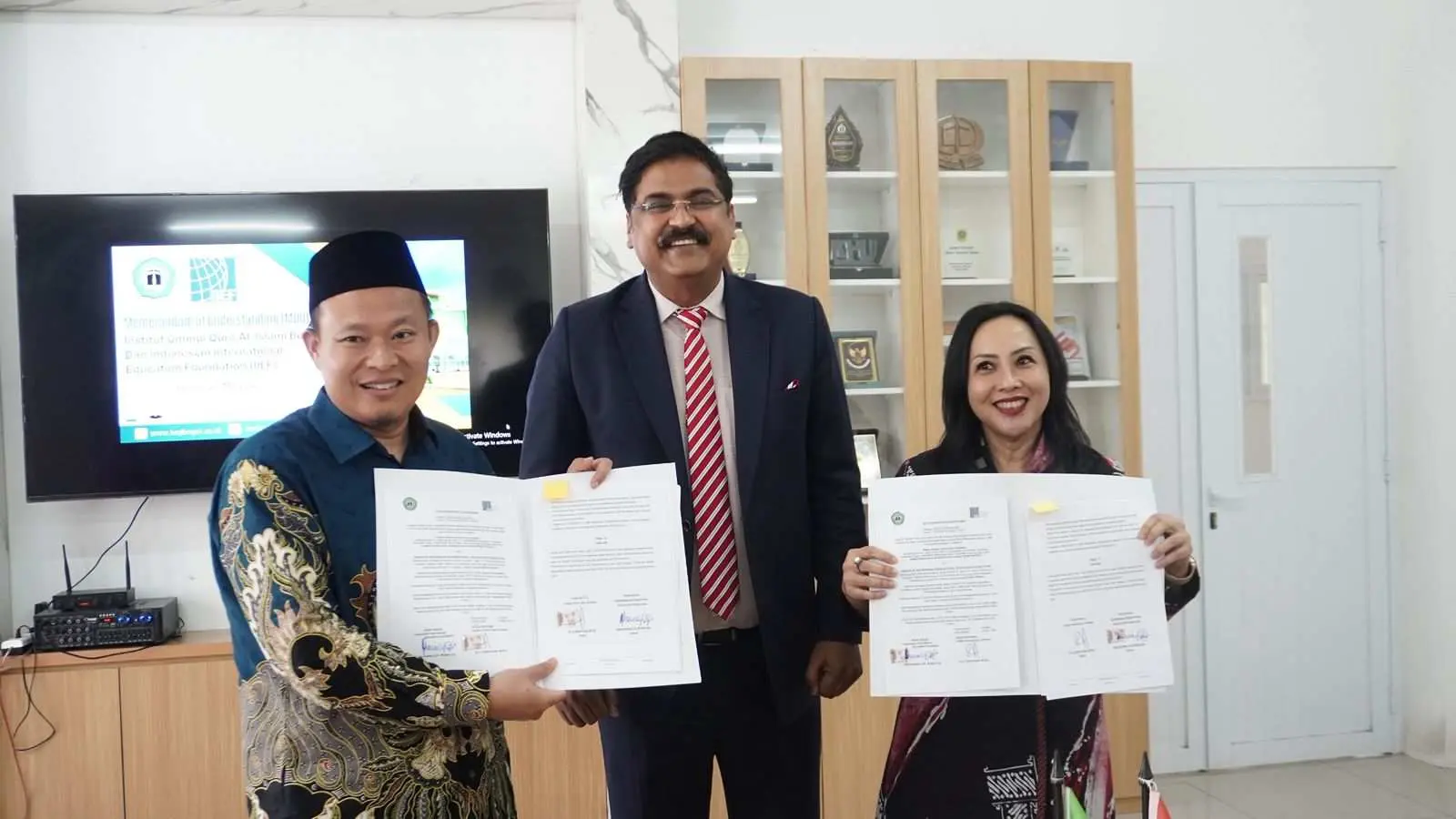 IIEF dan ETS Global Komitmen Bantu Kampus IUQI Bogor Tingkatkan Penguasaan Bahasa Asing di Kalangan Mahasiswa