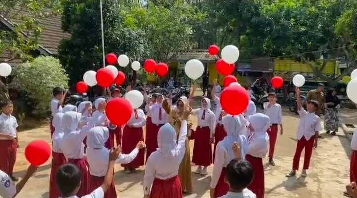 Tanpa Wisuda, Begini Cara SDN Leuwihalang Rayakan Kelulusan