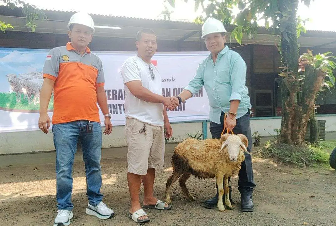 Perhatikan Warga Sekitar, PT Sidamanik Salurkan Hewan Kurban