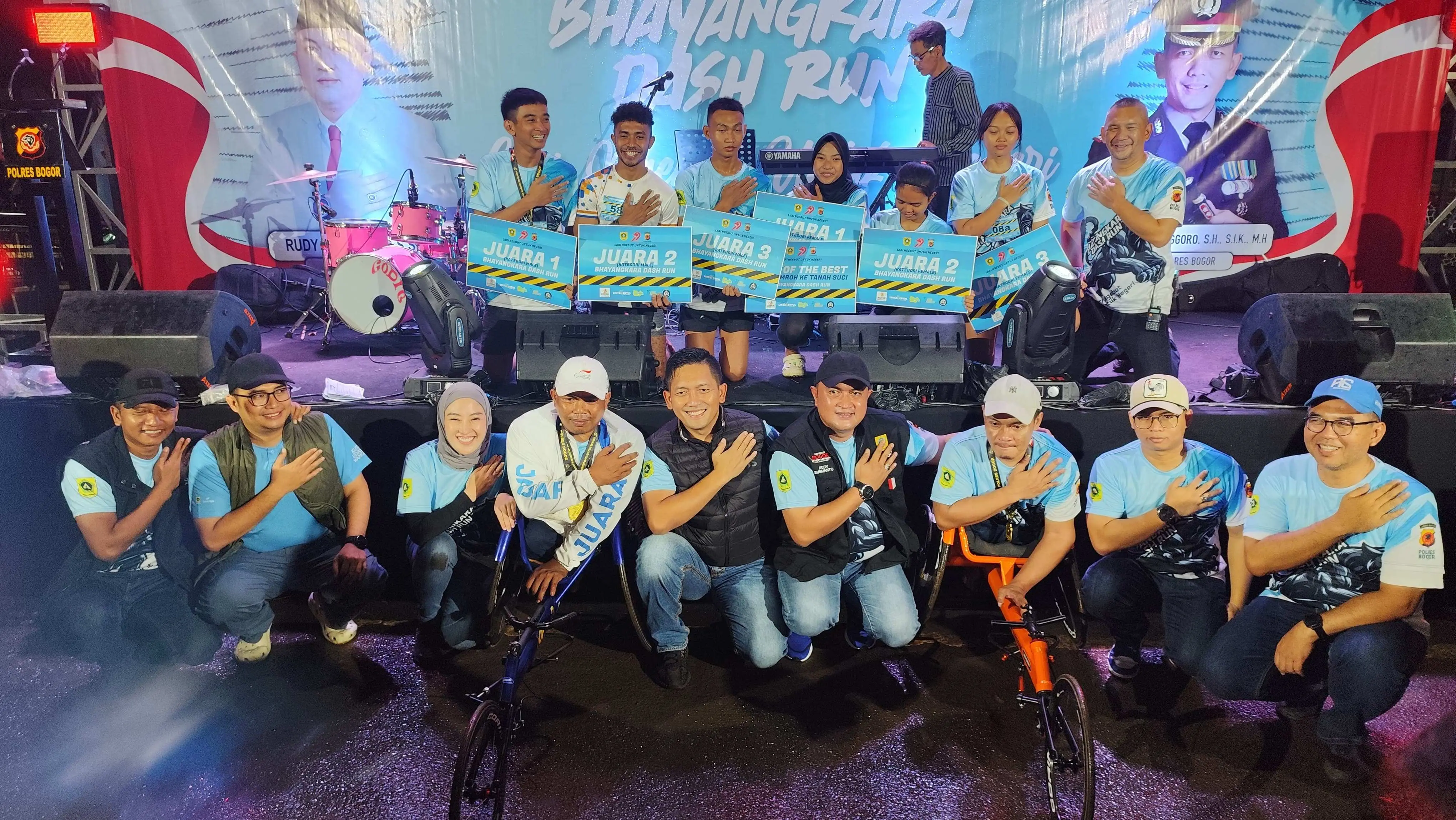 Bupati dan Kapolres Berangkatkan Dua Atlet Binaan NPCI Kabupaten Bogor ke Tanah Suci