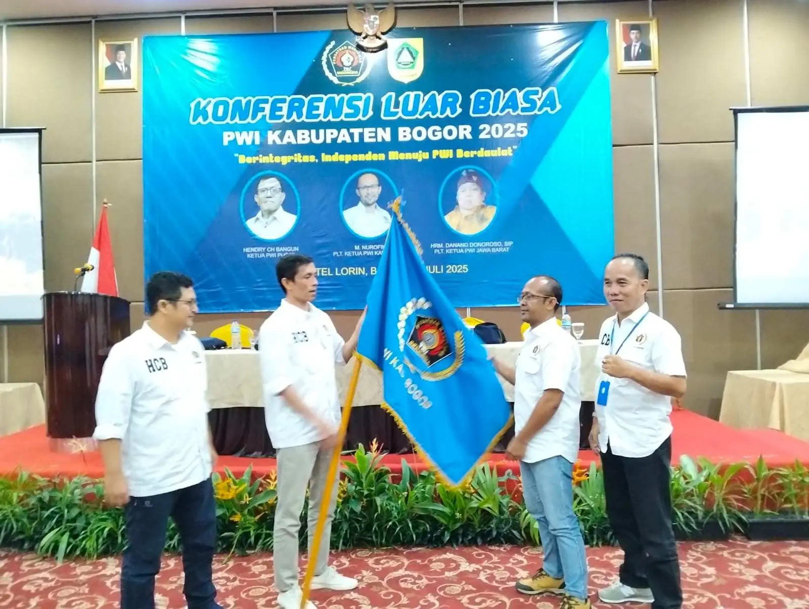 KLB PWI Kabupaten Bogor di Sentul Pilih M. Nurofik Lewat Aklamasi