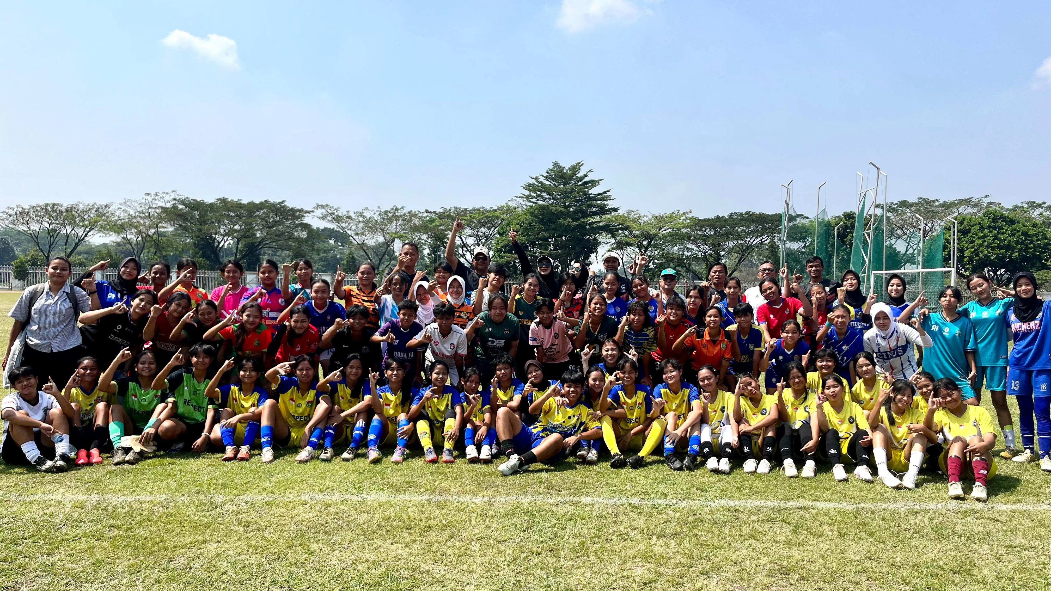 Puluhan Pesepakbola Wanita Ikuti Seleksi Masuk Tim Kabupaten Bogor